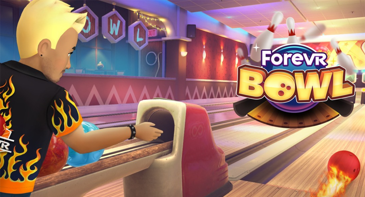 A VR bowling game with realistic graphics and throwing mechanics