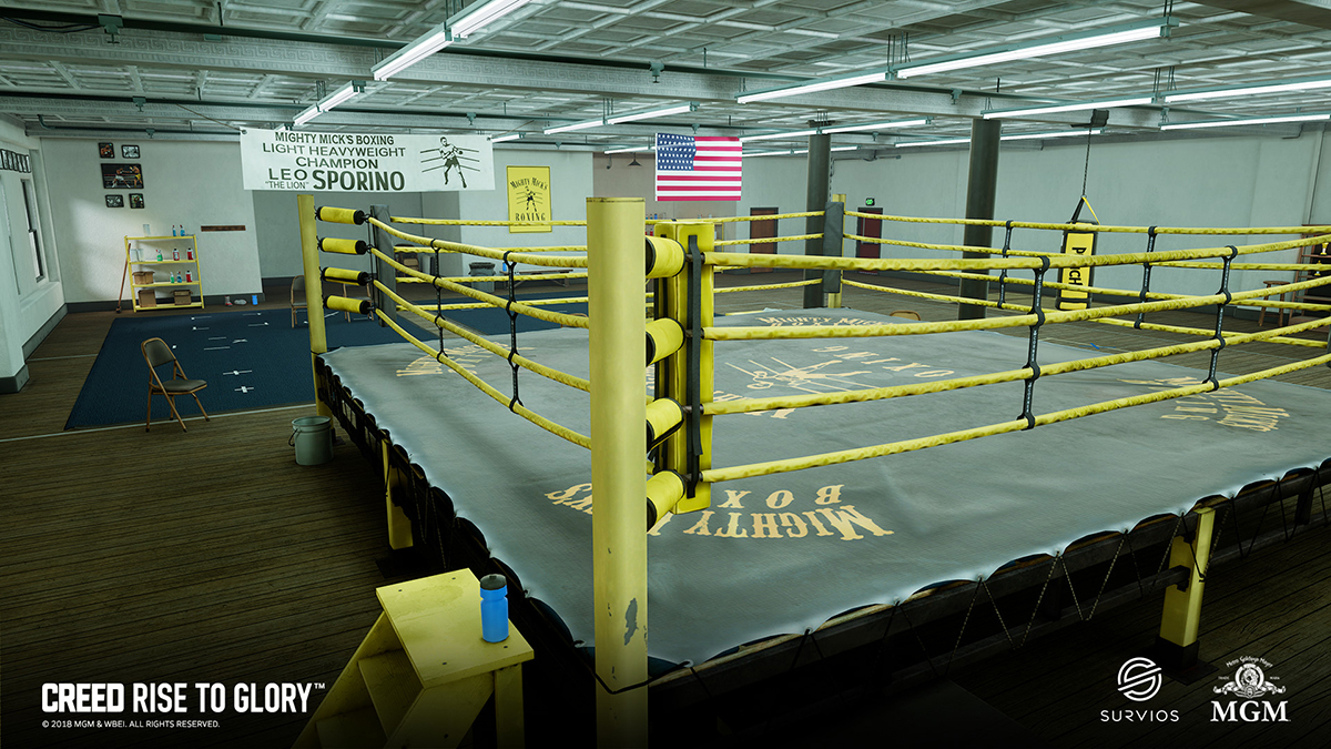A VR boxing game with realistic graphics and challenging opponents