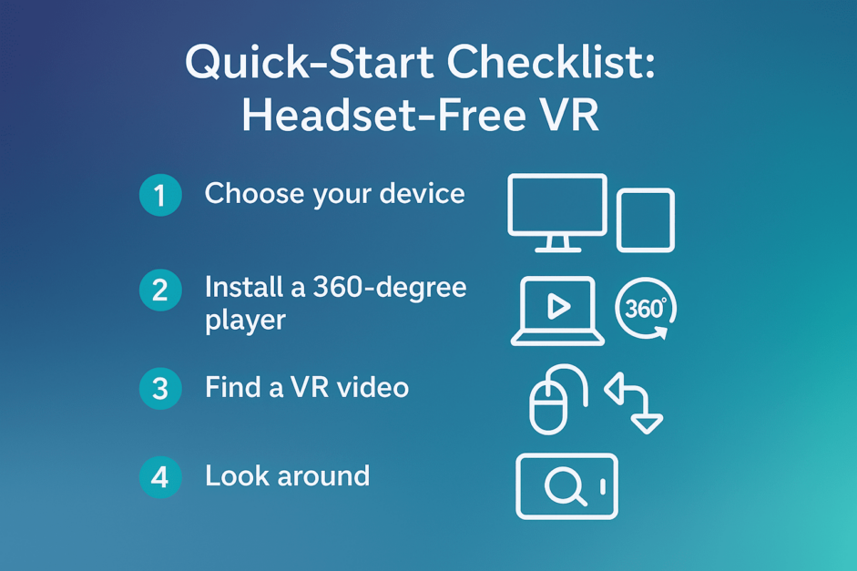 quick start to watch vr porn